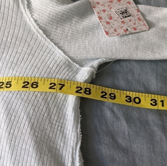 NWT We The Free Bleached Blue TT Special Tee Shirt Tunic L - Picture 13 of 16